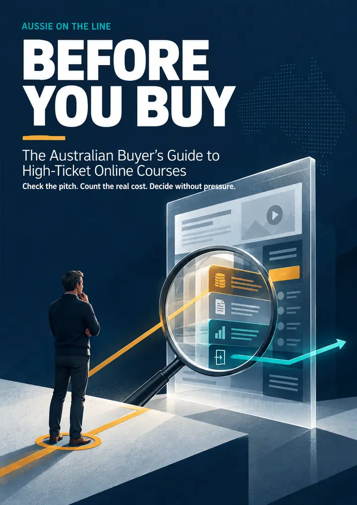 Cover of Before You Buy: The Australian Buyer's Guide to High-Ticket Online Courses